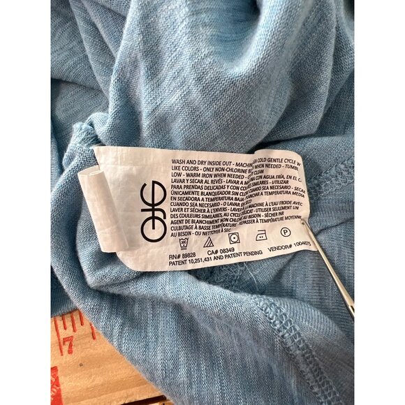 Jessica Simpson T Shirt Size Large V Neck Short Sleeve Viscose Blend Essential - Picture 6 of 9